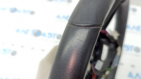 Volan BMW X7 G07 19-22 din piele neagră cu padele încălzite pentru schimbarea vitezelor, asistență la condus, sport, cu cablaj, îndoit, zgârieturi, necesită curățare
