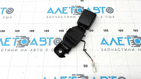 Защелка заднего центрального 2 ряд ремня безопасности BMW X7 G07 19-22 черная, с датчиком, царапина