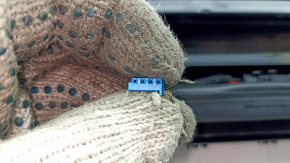 Ansamblu geam panoramic față BMW X7 G07 19-26, fără perdea, sub Sky Lounge, suport defect, acoperit de funingine