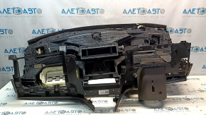 Торпедо передняя панель без AIRBAG Lincoln MKC 15-19 коричн,вставка дерево, царапины