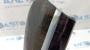Накладка центральной консоли BMW X7 G07 19-22 под дерево Fineline Stripe, царапины, пятна на хроме
