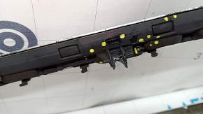 Ornament panou față dreapta BMW X7 G07 19-22, finisaj Fineline/metal lemn, cu iluminare din spate, elemente de fixare topite, grilă topită, crăpături, pete pe crom