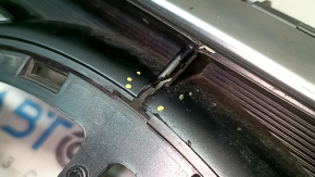 Решетка радиатора grill Hyundai Sonata 15-17 SE сломаны крепления, трещины, без эмблемы
