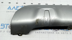 Нижняя накладка заднего бампера BMW X3 G01 18-21 серая, без фаркопа, надломаны крепление, царапины