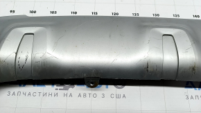 Нижняя накладка заднего бампера BMW X3 G01 18-21 серая, без фаркопа, надломаны крепление, царапины