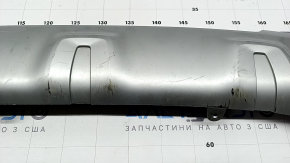 Нижняя накладка заднего бампера BMW X3 G01 18-21 серая, без фаркопа, надломаны крепление, царапины