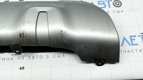 Нижняя накладка заднего бампера BMW X3 G01 18-21 серая, без фаркопа, надломаны крепление, царапины