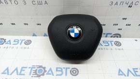 Подушка безопасности airbag в руль водительская BMW X3 G01 18-24 черная тип 1, царапины, ржавый пирапатрон