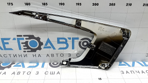 Молдинг переднего бампера хром верхний левый Mitsubishi Outlander Sport ASX 16-19 рест