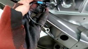 Дверь багажника голая со стеклом BMW X3 G01 18-24 тонировка, коричневый C07, царапина