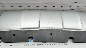 Нижняя накладка переднего бампера BMW X3 G01 18-21 без молдинга, серая, X-Line, царапины, сколы