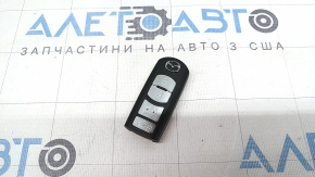 Ключ smart key Mazda 6 14-20 4 кнопки, тычки, без жала
