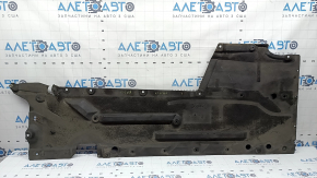 Защита днища передняя левая BMW 4 F32/33/36 14-20 затерта, надрывы