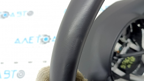 Руль голый Mazda 6 17-21 кожа черная, с задней накладкой и кнопками под радар, царапины