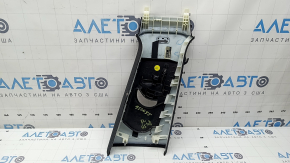 Ornament montant central stânga, curea superioară, Audi Q5 80A 18-24, negru, zgârieturi