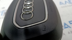 Airbag în volan, partea șoferului, Audi Q5 80A 18-24, negru, tip 1, crom uzat, zgârieturi