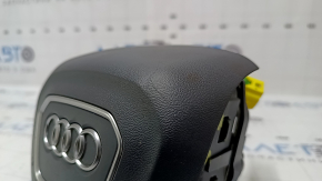 Airbag în volan, partea șoferului, Audi Q5 80A 18-24, negru, tip 1, crom uzat, zgârieturi