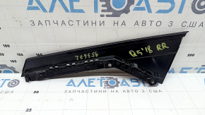 Ornamente ușă spate dreapta pentru Audi Q5 80A 18-24, negru lucios, zgârieturi
