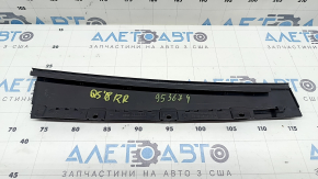 Накладка двери боковая задняя правая Audi Q5 80A 18-24 передняя, черный глянец, царапины