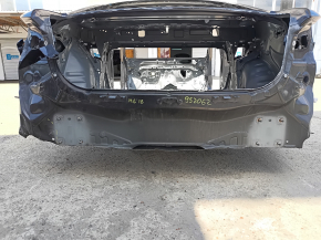 Задняя панель Mazda 6 18-21 на кузове, графит, примята
