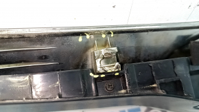 Решетка радиатора grill Hyundai Sonata 11-15 hybrid, с эмблемой, полез лак, песок, сломаны крепления