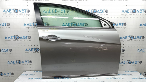 Дверь в сборе передняя правая Hyundai Sonata 11-14 hybrid, keyless, серебро FHM, тычки