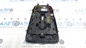 Плафон освещения передний в сборе  Audi Q5 80A 18-20 под панораму, черный, царапины