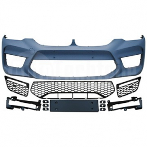 Bara fata goala BMW 5 G30 17-20 EUR, pentru 6 senzori parcare, fara saibe, M Sport,