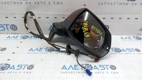Зеркало боковое правое в сборе Audi Q5 80A 18-24 15+4 пинов, поворотник, автозатемнение, подогрев, BSM, камера, красное