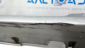 Порог правый Hyundai Sonata 11-15 hybrid, серебро, с брызговиком, царапины, потерт, примят