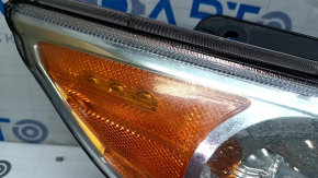 Фара передняя правая Hyundai Sonata 11-15 hybrid галоген, под полировку, паутинка, царапины