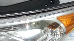 Фара передняя левая Hyundai Sonata 11-15 hybrid галоген, под полировку, паутинка
