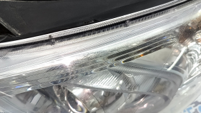 Фара передняя левая Hyundai Sonata 11-15 hybrid галоген, под полировку, паутинка