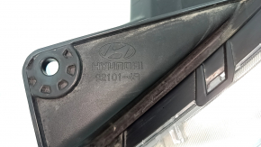Фара передняя левая Hyundai Sonata 11-15 hybrid галоген, под полировку, паутинка