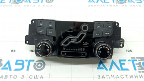 Управление климат-контролем Hyundai Sonata 11-12 auto, dual zone тип 1, царапины, потерты ручки