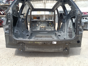 Задняя панель BMW X3 G01 18-24 2 части, на кузове, коричневая