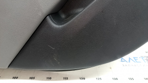 Panou ușă spate stânga pentru Hyundai Sonata 11-15 hibrid, gri cu inserție de cauciuc gri, cotieră din cauciuc gri, ornament gri lucios, cu mâner, zgârieturi