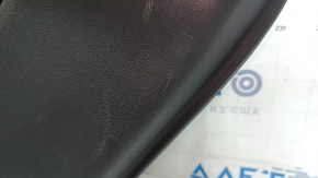 Panou ușă spate stânga pentru Hyundai Sonata 11-15 hibrid, gri cu inserție de cauciuc gri, cotieră din cauciuc gri, ornament gri lucios, cu mâner, zgârieturi