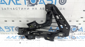 Решетка воздуховода переднего бампера правая Hyundai Sonata 20-23 SE, HEV структура