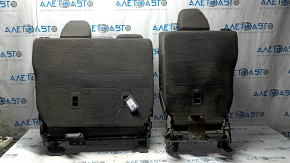 Задний ряд сидений 2 ряд Ford Escape MK3 13-15 ткань черная, под химчистку, примят