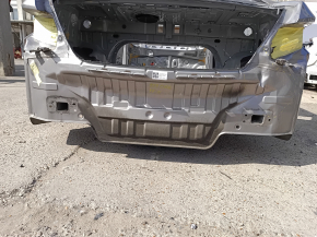 Задняя панель Hyundai Sonata 11-15 на кузове, серебро, примята