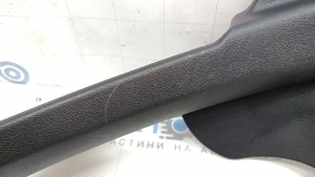 Prag ușă spate stânga pentru Hyundai Sonata 11-15, negru, tip 2, zgârieturi