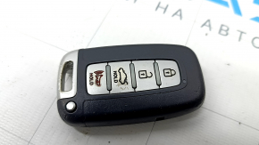 Ключ Hyundai Sonata 11-15 smart 4 кнопки, полез хром, царапины