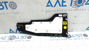 Ornament consolă centrală dreapta jos față pentru Hyundai Sonata 11-15, negru, zgâriat
