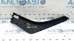 Накладка центральной консоли боковая верхняя правая передняя Hyundai Sonata 20-23 черная, Korea