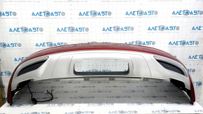 Ansamblu bară spate pentru Audi Q5 80A 18-20 roșu, cu senzori de parcare, BSM, lumini, cablaj, zgârieturi, denivelări
