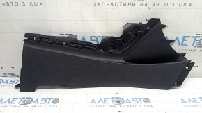 Накладка боковая центральной консоли нижняя правая передняя Hyundai Sonata 20-23 черная, Korea, царапины, трещины в креплениях