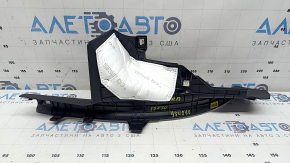 Накладка порога внутренняя задняя правая Hyundai Sonata 20-26 черная, HEV, царапины
