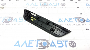 Накладка порога внешняя задняя левая Hyundai Sonata 20-23 черная, HEV