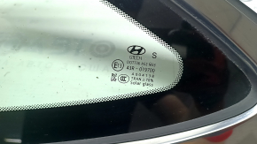 Форточка глухое стекло задняя левая Hyundai Sonata 20-22 хром